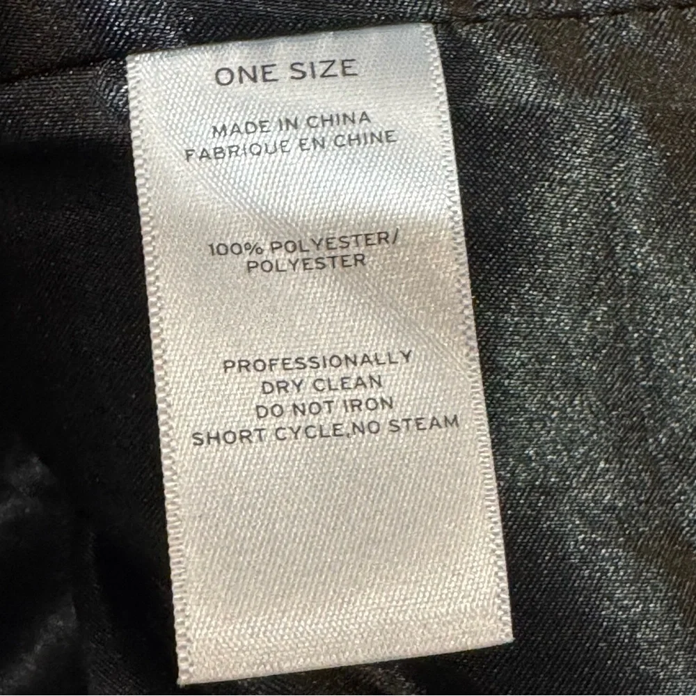 Black Synthetic Fur Vest Nordstrom Rack Large